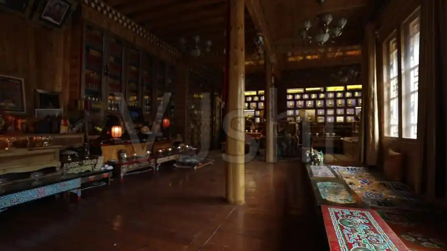 藏传佛教佛堂素材