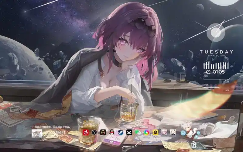 【4k】高质量二次元动态壁纸推荐 #119丨4k 60fps 动漫 游戏 【wall