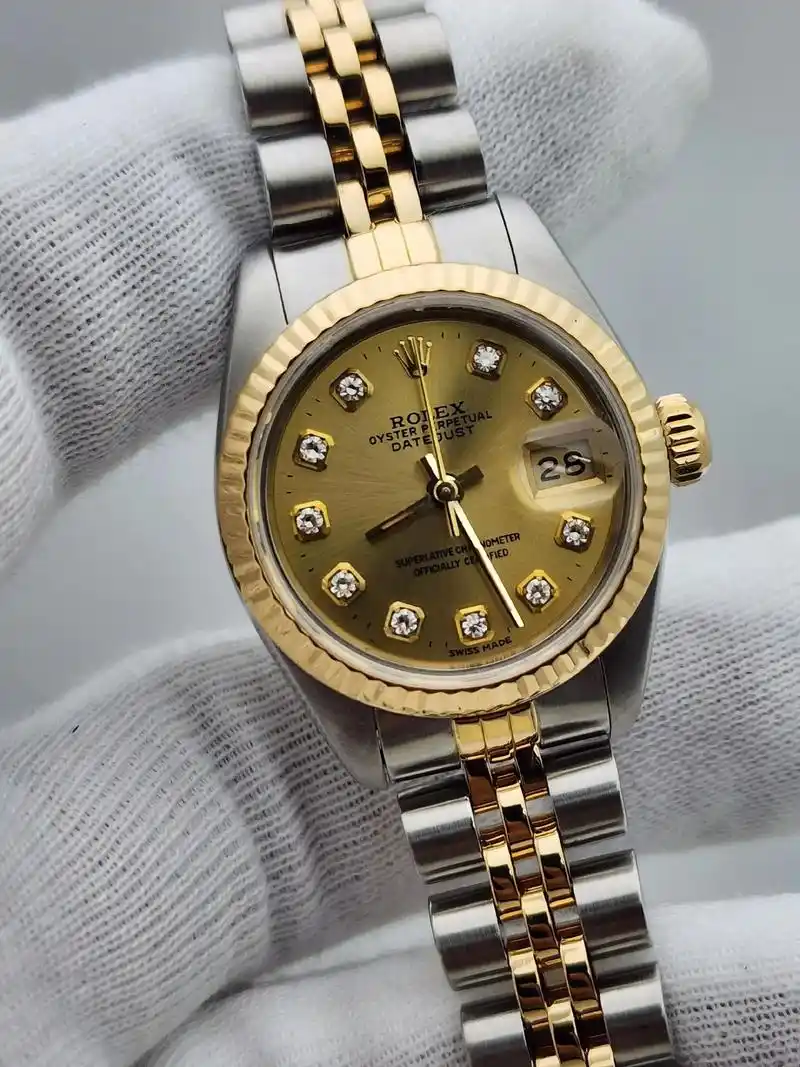 劳力士女士腕表补细节图片