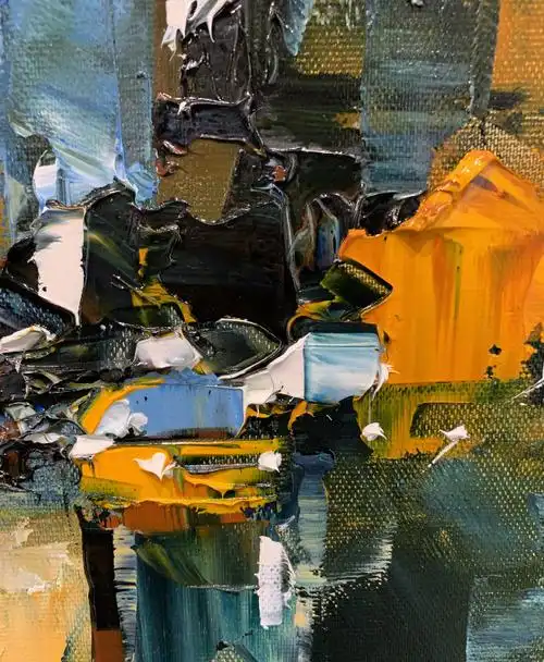 用刮刀作画,他们是高手!简直帅爆了.