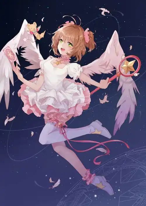 木之本樱不出货の二狗的魔卡少女樱插画图片