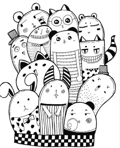 【简笔人物】有趣的人物简笔画