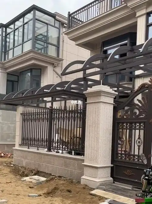 铝艺大门围墙护栏别墅庭院大门围栏护栏