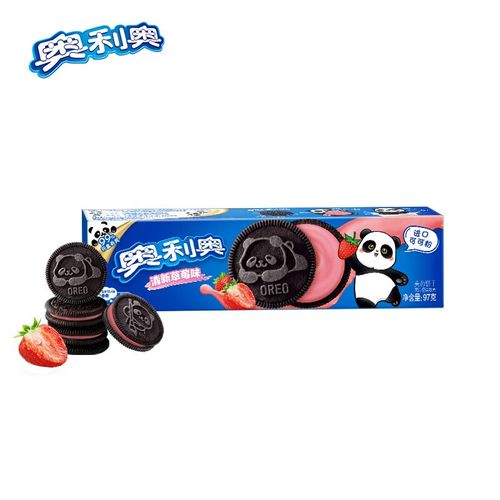 奥利奥(oreo)夹心饼干97g原味巧克力多口味新包装原味巧克力草莓味