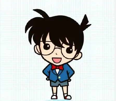 柯南君头像简笔画