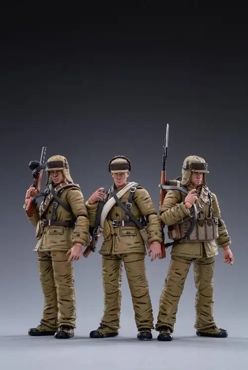 "中国人民志愿军"兵人冬装版兵人全身可拆卸活动"中国人民志愿军"系列