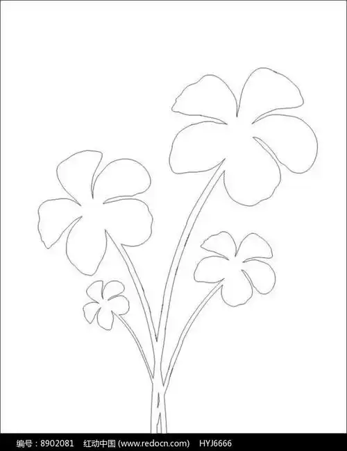 一枝独秀抽象花雕刻图案图片_背景墙|装饰画_编号8902081_红动中国