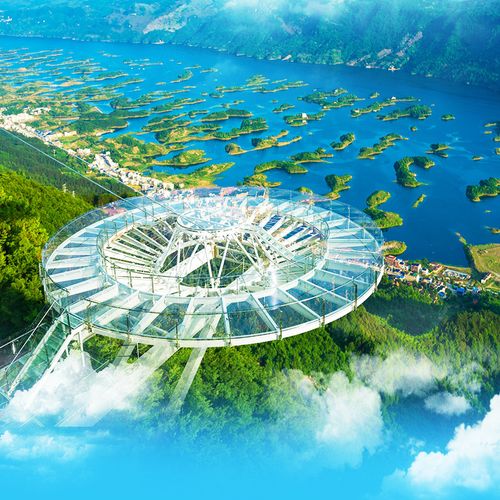 武汉旅游一日游黄石阳新天空之城仙岛湖仙湖画廊望仙境内跟团游