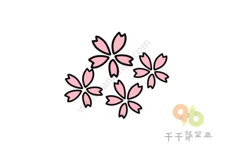 樱花简笔画图片大全