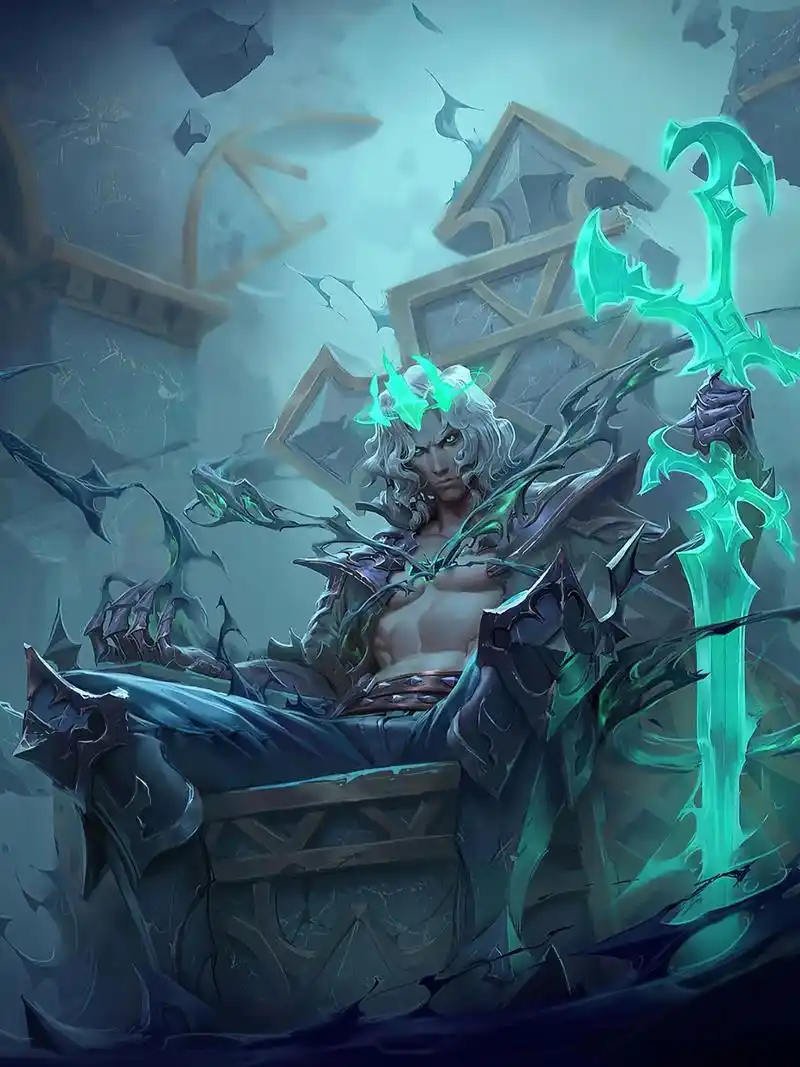 绝美壁纸 #破败之王 #佛耶戈 #同人 痛~实在是太痛了~ - 抖音