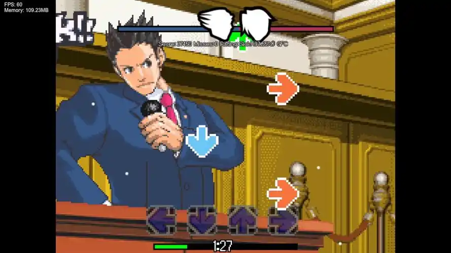 fnfx逆转裁判 法庭禁止说唱!