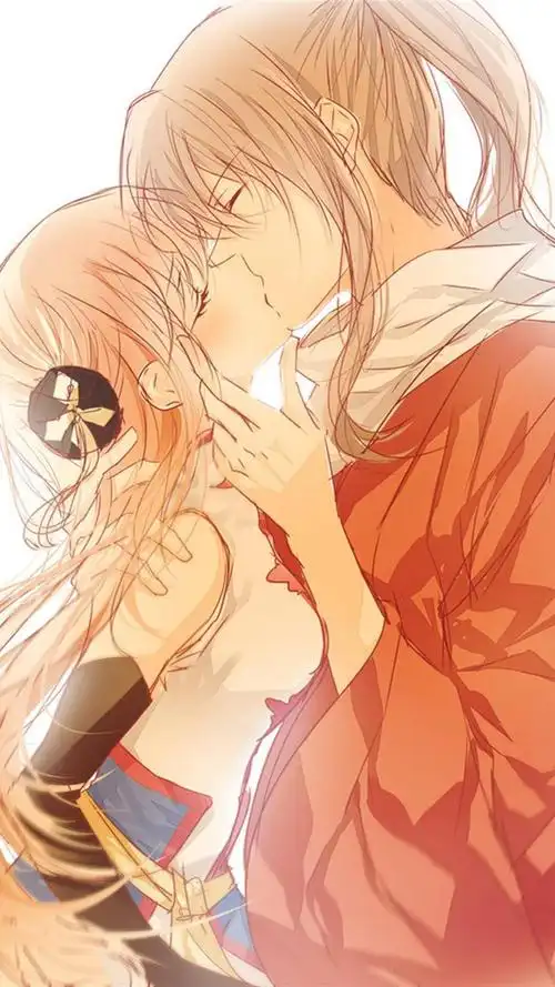 甜蜜动漫情侣锁屏,高清图片,手机锁屏桌面-壁纸族