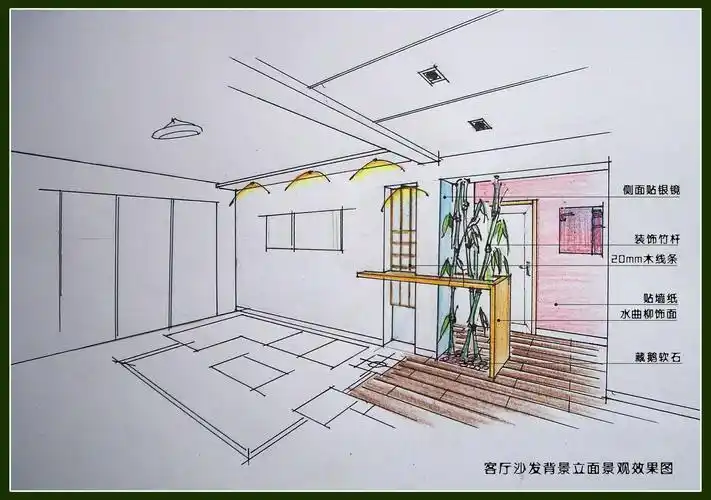 (已更新)★★★★★湖城家装 手绘效果图★★★★★,待音乐.