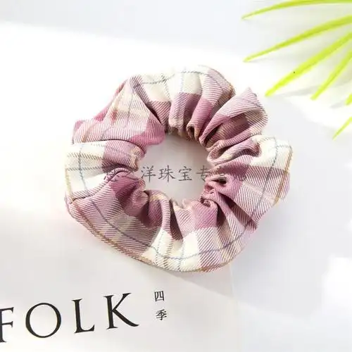 皮筋大肠发圈森女系学院风ins韩版学生可爱jk肥肠发圈hellogirl10件