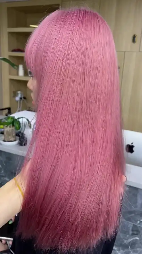 少女感满满的显白樱花粉谁染谁嫩仙女发色