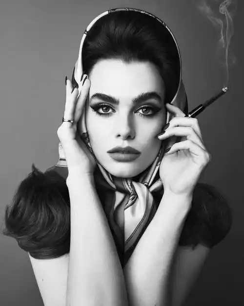 分享一组高格调的黑白人物光影摄影作品