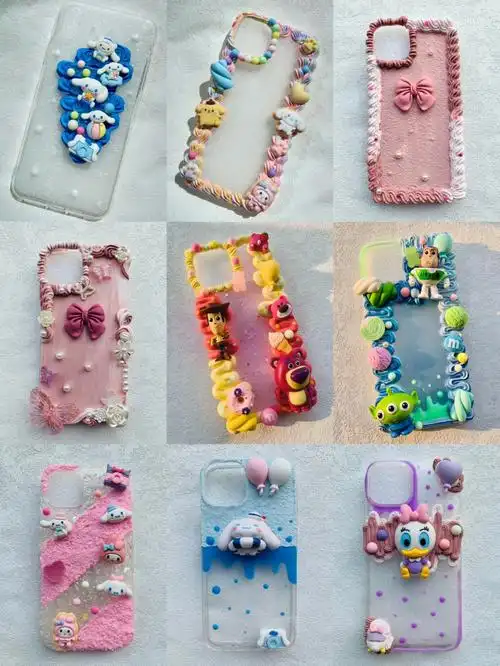 挤奶油胶真的太解压了#奶油胶手机壳  #我的手工日常  #万物皆可奶油