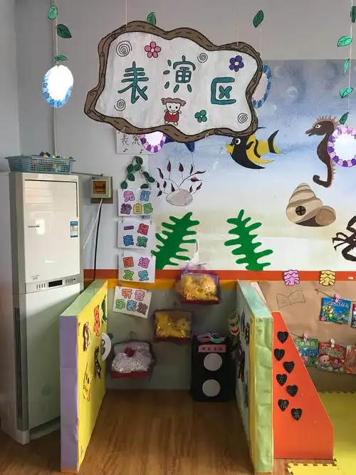 幼儿园表演区环创主题墙