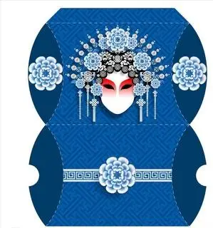 京剧脸谱艺术图片cdr矢量模版下载