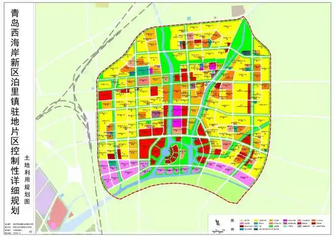 重磅西海岸新区15个片区控制性详细规划公示