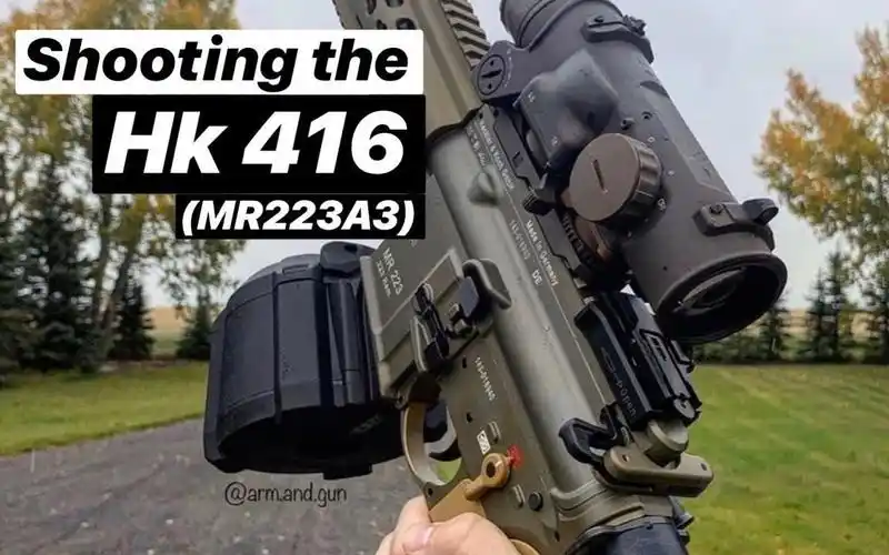 shooting the hk 416a5 // mr223a3 - 拍摄hk 416a5//mr223a3
