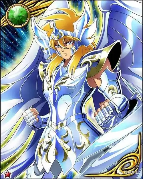 动漫|《圣斗士星矢》,白鸟座冰河的卡片图集