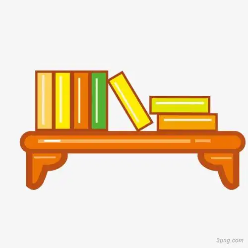 扁平化书桌矢量图下载png素材透明免抠图片-卡通手绘