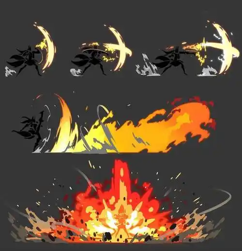 打斗魔法特效_素材_底部_文章