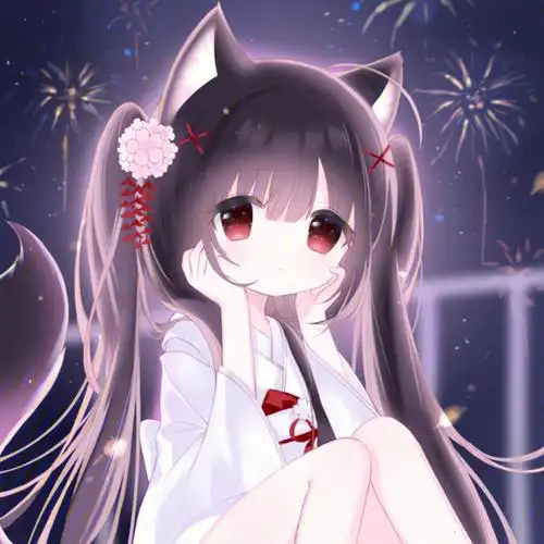 女生头像和服可爱动漫夏日祭