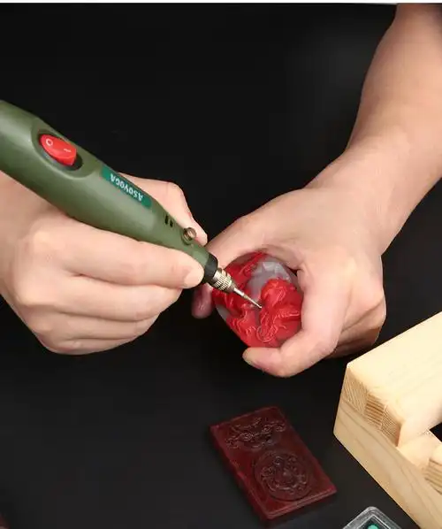 抖音桃木发簪制作工具 雕刻刀电动雕刻机刀具篆刻工具套装刻刀木雕