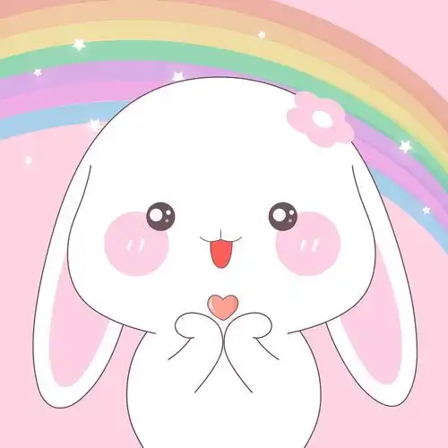 跨越爱的彩虹桥,来到你身边|平面|ip形象|甜兔酱和