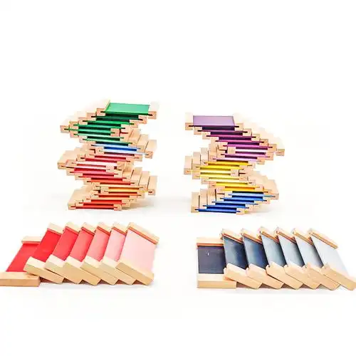 如何使用蒙氏教具感官色板帮助儿童提高颜色识别和感知能力