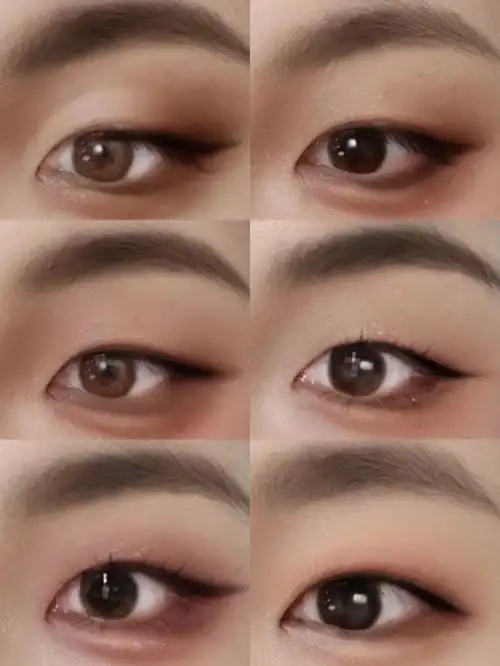 单眼皮眼妆合集②6种日常消肿气质眼妆
