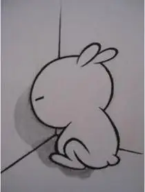 蹲起简笔画自闭小人简笔画躲在墙角哭的女孩动漫简笔画蹲姿的人简笔画