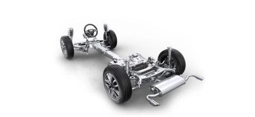 (嘉悦a5 "e型"多连杆独立悬架 )