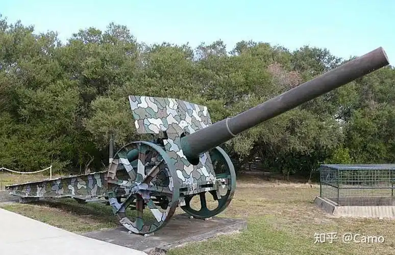 一战德军火炮迷彩伪装