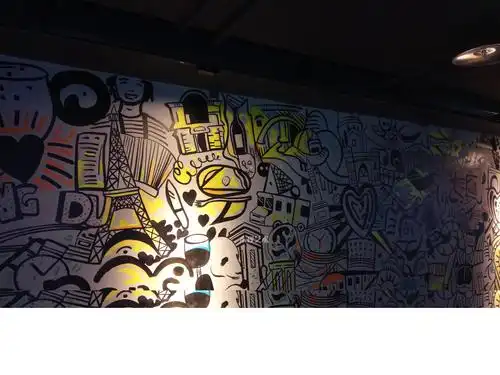 电影院外墙涂鸦 成都墙绘墙画-成都本视墙绘 文化墙彩绘 手绘涂鸦 3d