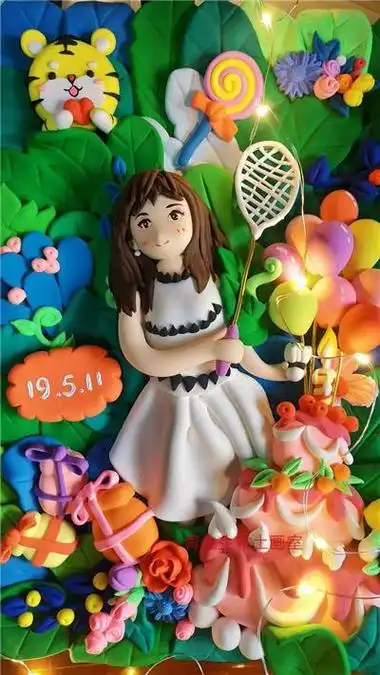 青先生粘土浮雕画立体人像定制