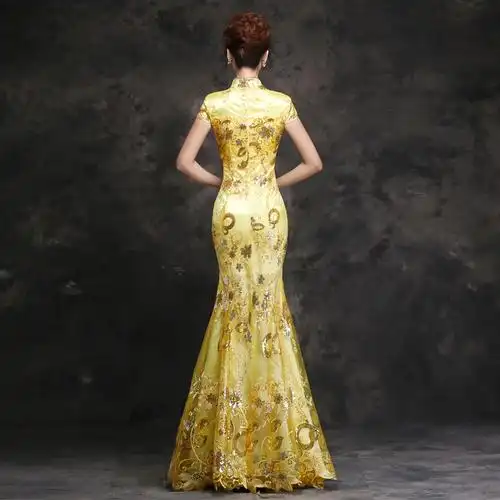 改良旗袍新娘结婚敬酒服演出宴会晚装礼服女销售成交数据