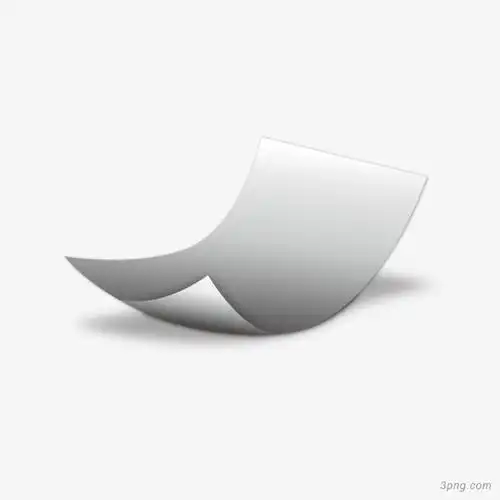 矢量落地的纸png素材透明免抠图片装饰效果