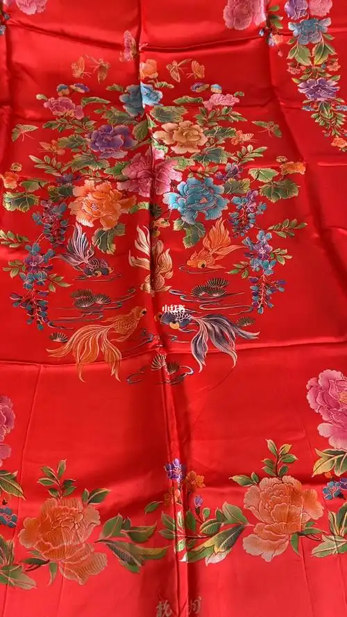 翠花宝宝传统手工丝绸棉被