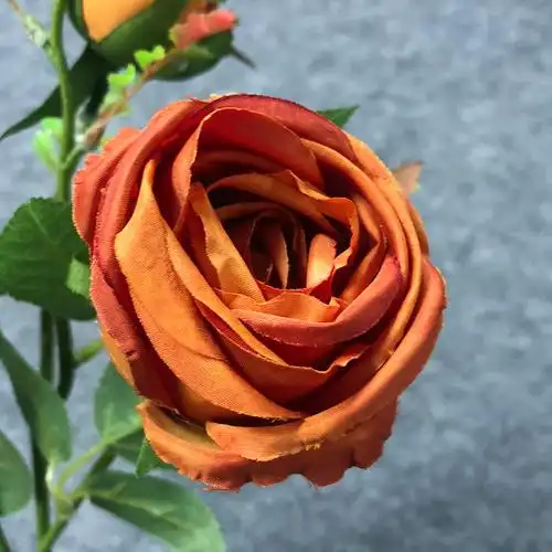 婚庆仿真3头宝石玫瑰酒店礼堂橱窗玄关美陈仿真花