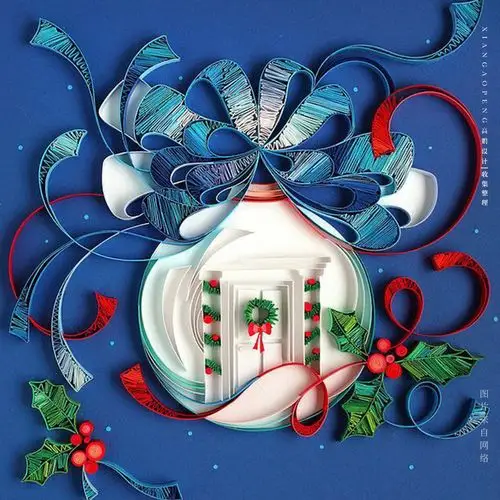 yuliabrodskaya的衍纸艺术