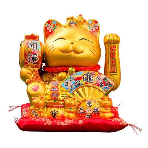 招财猫摆件开业自动摇手发财猫存钱罐招手乔迁新居收银台生意兴隆