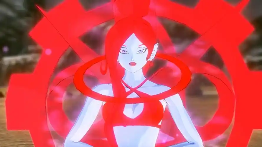 龙珠超宇宙2mod 芭朵斯(托瓦融合)(烈焰红比基尼)vs托瓦(年轻)(烈焰红