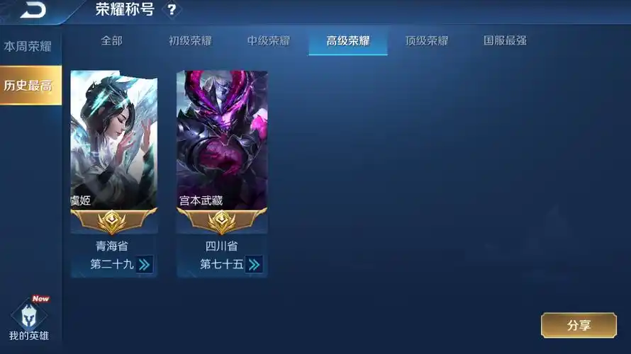 杀手未来机甲 白虎志太华 飞衡 烈魂 神威-王者荣耀租号-9891租号平台