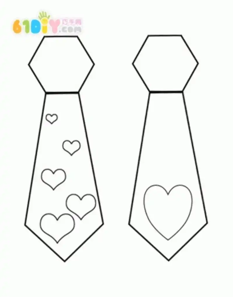 爸爸的领带【可打印】