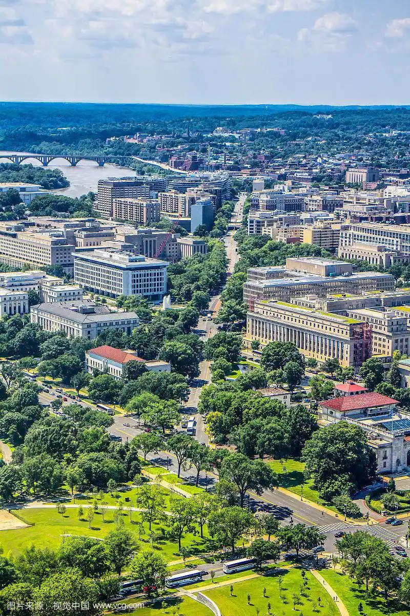 华盛顿鸟瞰风光