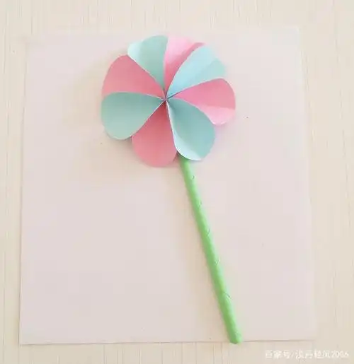 幼儿园手工简单花朵贺卡制作教程中班的孩子能学会