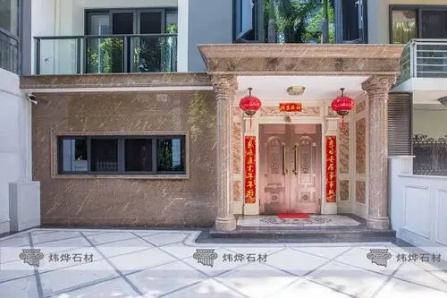 自建房石材大门风水有讲究 - 炜烨石材
